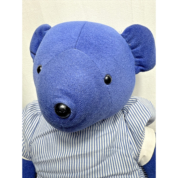 Clara Bearton North American Bear Co. Blue Stuffed Plush Teddy 1979 Clara Barton - Picture 2 of 9